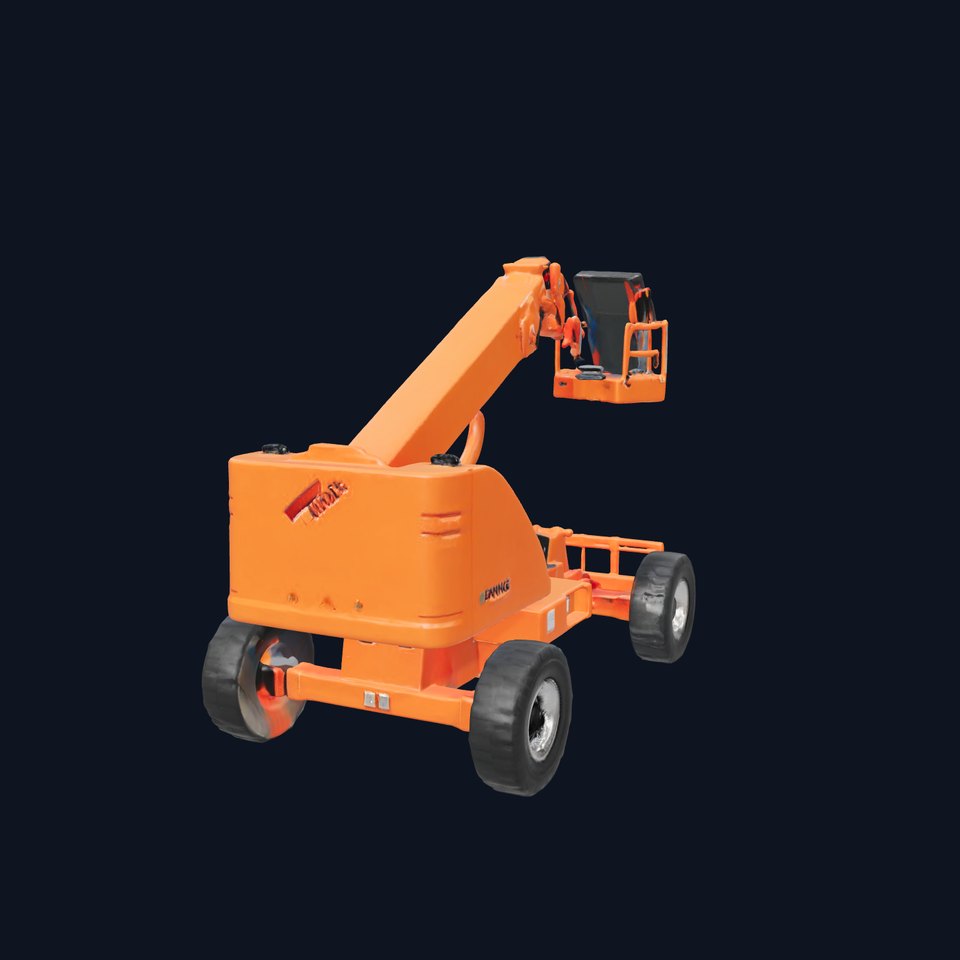 Orange Boom Lift model pack